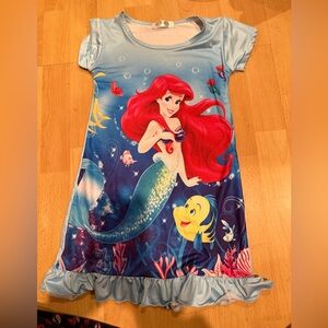 Kids Ariel and princess night gowns